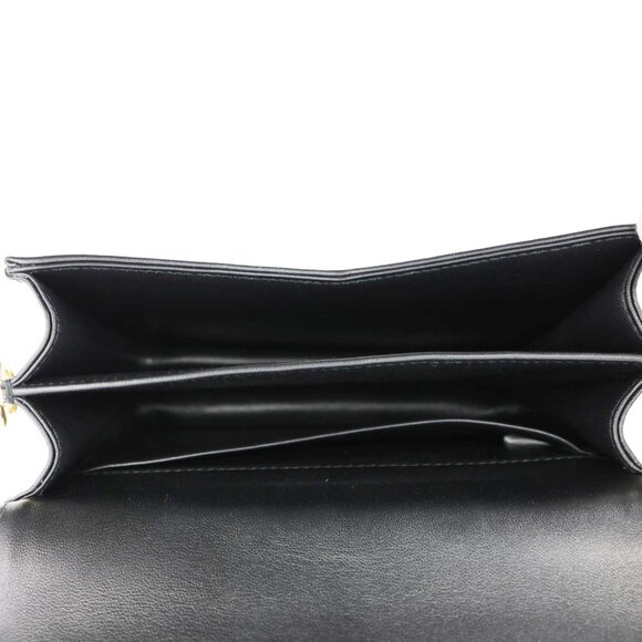 Prada Quilted Nappa Stitched Leather Crossbody Bag Black - Picture 13 of 15